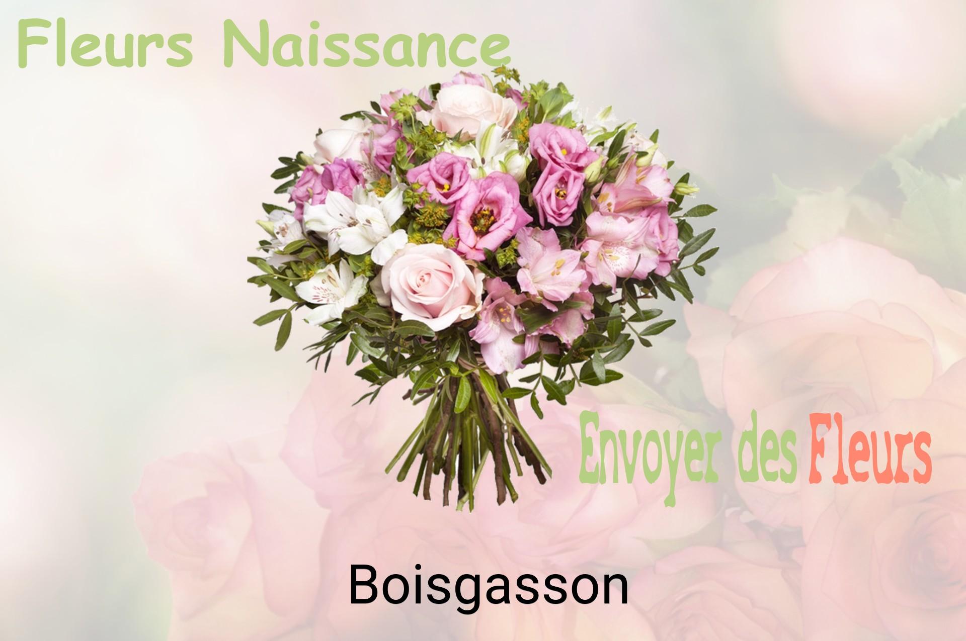 Bouquet de fleurs de naissance livré à Boisgasson